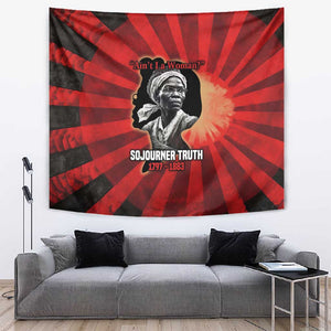Sojourner Truth Tapestry Ain’t I a Woman - Akron 1851 Speech Tribute Design - African Pride