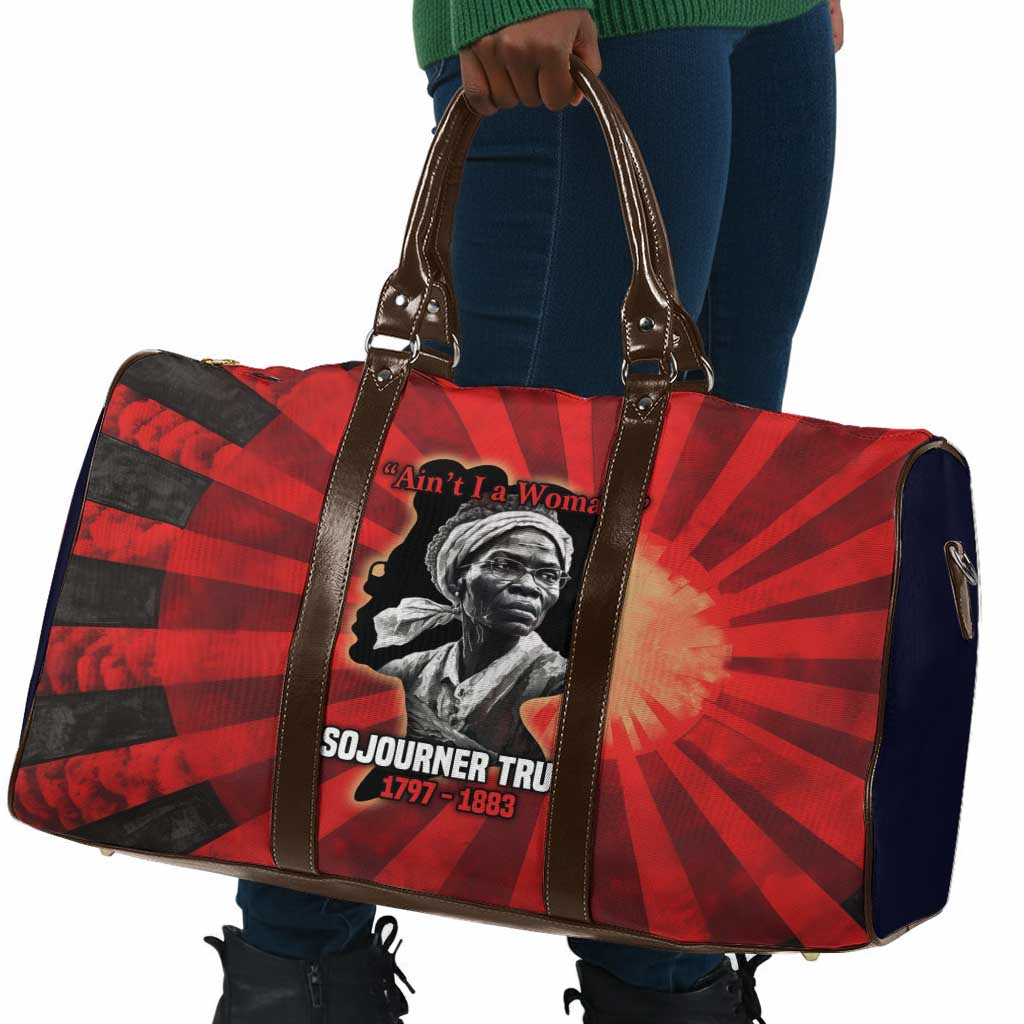 Sojourner Truth Travel Bag Ain’t I a Woman - Akron 1851 Speech Tribute Design - African Pride