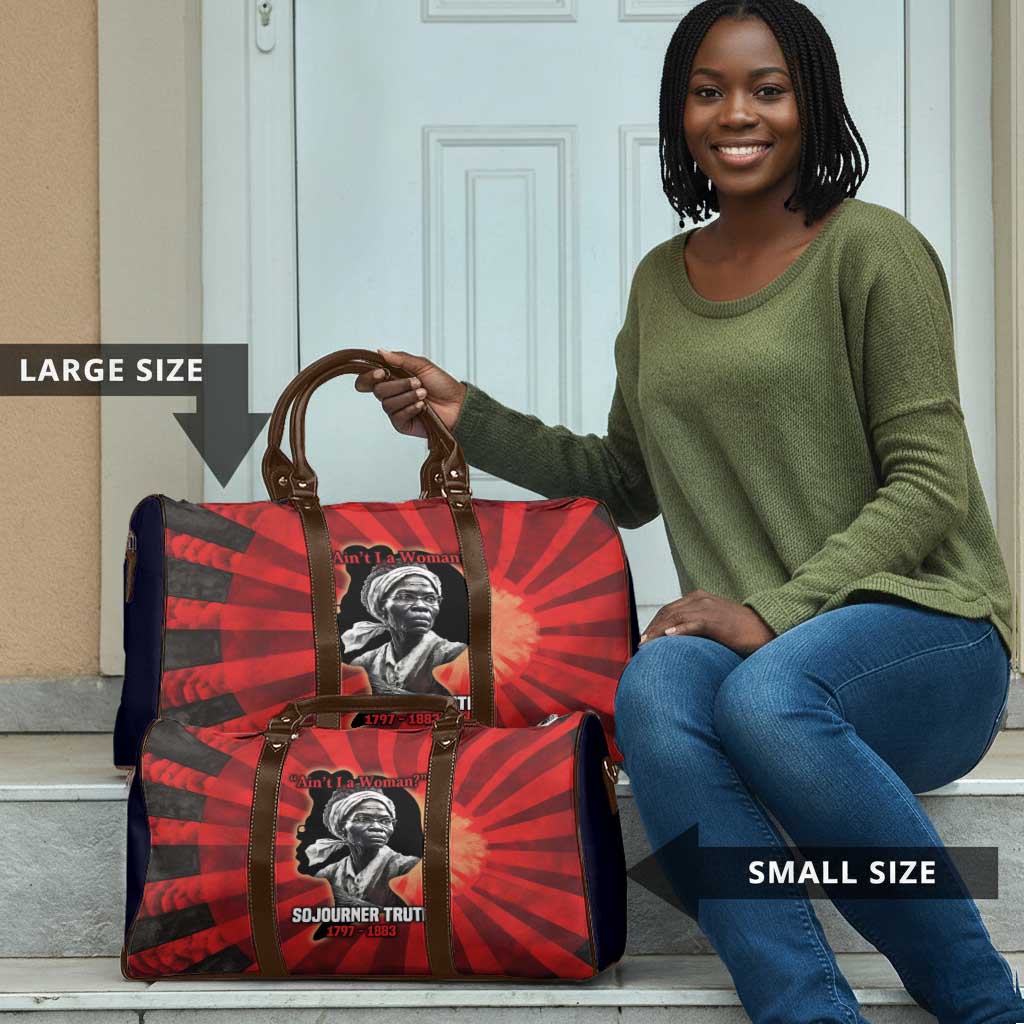 Sojourner Truth Travel Bag Ain’t I a Woman - Akron 1851 Speech Tribute Design - African Pride