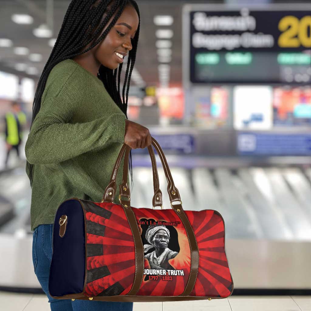 Sojourner Truth Travel Bag Ain’t I a Woman - Akron 1851 Speech Tribute Design - African Pride