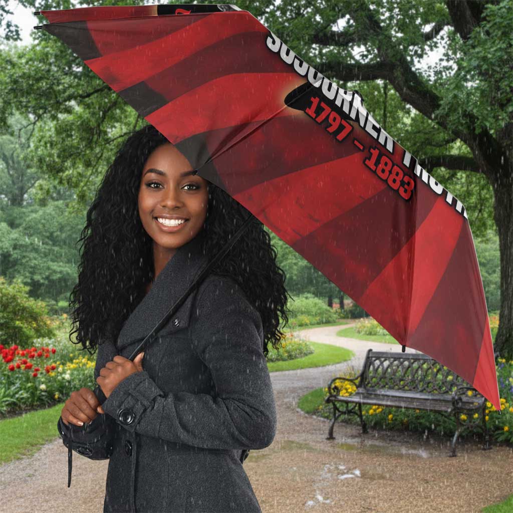 Sojourner Truth Umbrella Ain’t I a Woman - Akron 1851 Speech Tribute Design - African Pride