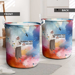 Sojourner Truth Laundry Basket I Sell the Shadow - Abolitionist Legacy Watercolor Design - African Pride