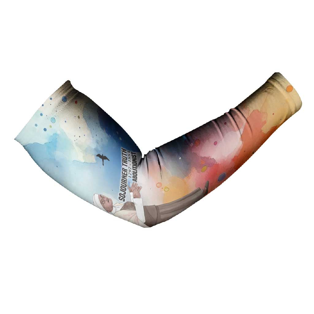 Sojourner Truth Arm Sleeves I Sell the Shadow - Abolitionist Legacy Watercolor Design - African Pride