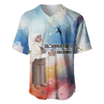 Sojourner Truth Baseball Jersey I Sell the Shadow - Abolitionist Legacy Watercolor Design TS04