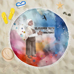 Sojourner Truth Beach Blanket I Sell the Shadow - Abolitionist Legacy Watercolor Design - African Pride
