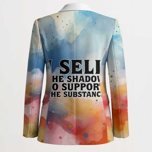 Sojourner Truth Blazer I Sell the Shadow - Abolitionist Legacy Watercolor Design - African Pride