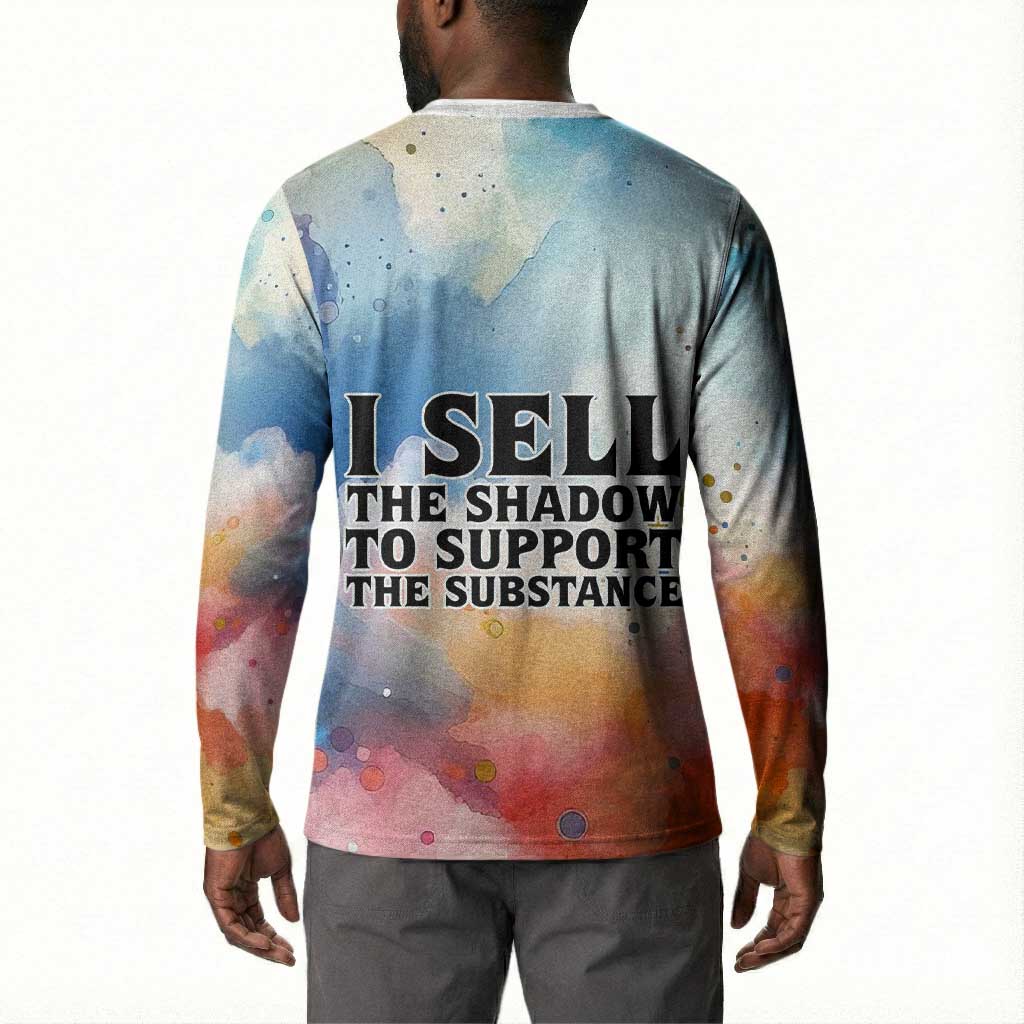 Sojourner Truth Button Sweatshirt I Sell the Shadow - Abolitionist Legacy Watercolor Design
