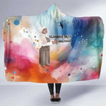 Sojourner Truth Hooded Blanket I Sell the Shadow - Abolitionist Legacy Watercolor Design - African Pride