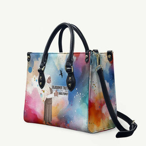 Sojourner Truth Leather Bag I Sell the Shadow - Abolitionist Legacy Watercolor Design - African Pride