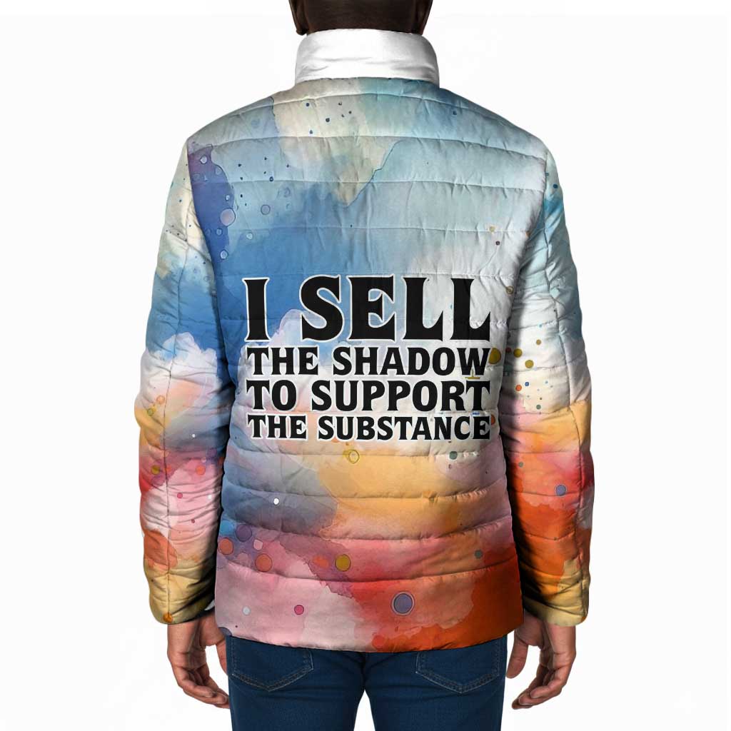 Sojourner Truth Padded Jacket I Sell the Shadow - Abolitionist Legacy Watercolor Design - African Pride