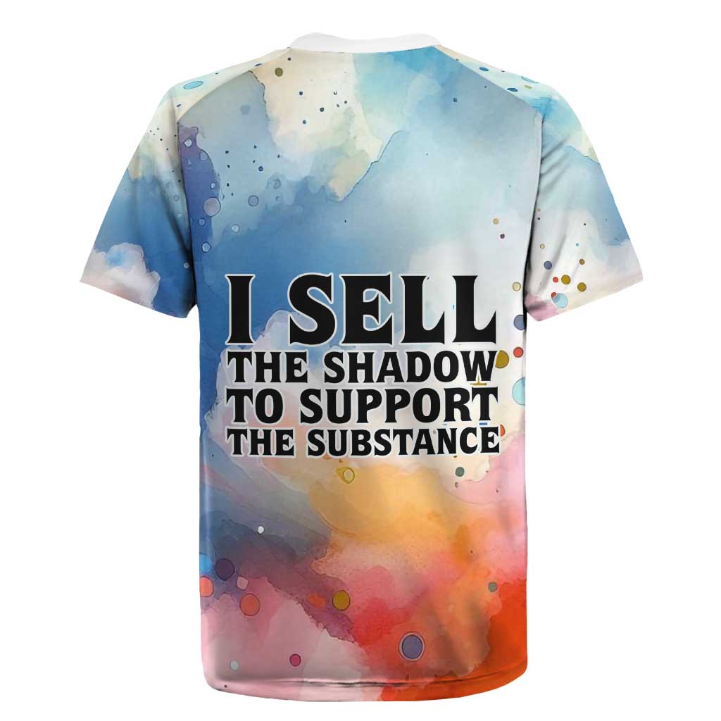 Sojourner Truth Rugby Jersey I Sell the Shadow - Abolitionist Legacy Watercolor Design TS04