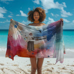 Sojourner Truth Sarong I Sell the Shadow - Abolitionist Legacy Watercolor Design - African Pride
