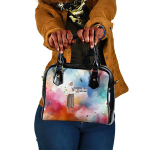 Sojourner Truth Shoulder Handbag I Sell the Shadow - Abolitionist Legacy Watercolor Design - African Pride