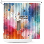 Sojourner Truth Shower Curtain I Sell the Shadow - Abolitionist Legacy Watercolor Design - African Pride
