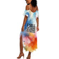 Sojourner Truth Summer Maxi Dress I Sell the Shadow - Abolitionist Legacy Watercolor Design TS04