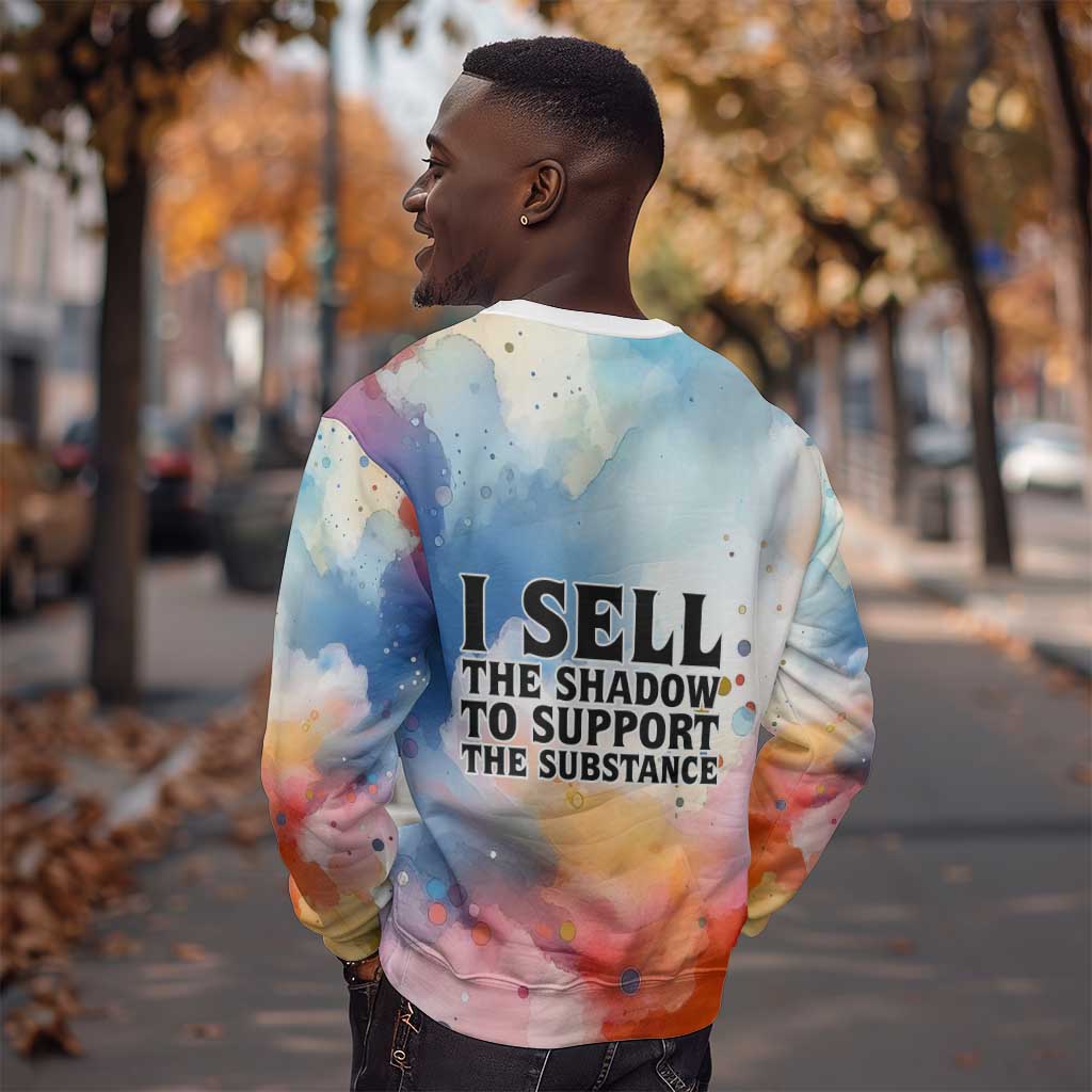 Sojourner Truth Sweatshirt I Sell the Shadow - Abolitionist Legacy Watercolor Design - African Pride
