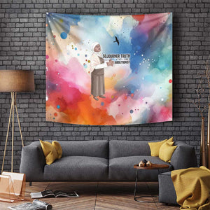 Sojourner Truth Tapestry I Sell the Shadow - Abolitionist Legacy Watercolor Design - African Pride