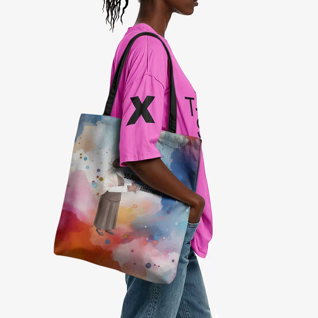 Sojourner Truth Tote Bag I Sell the Shadow - Abolitionist Legacy Watercolor Design - African Pride