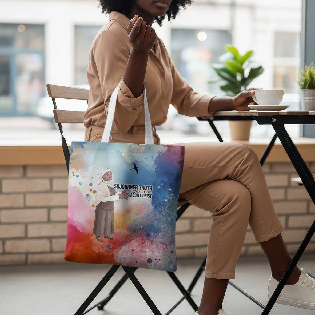 Sojourner Truth Tote Bag I Sell the Shadow - Abolitionist Legacy Watercolor Design - African Pride