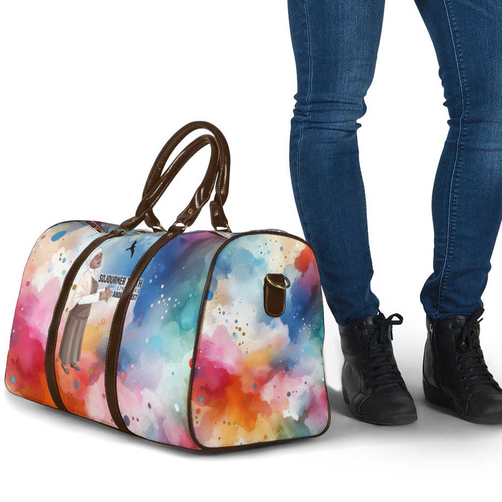 Sojourner Truth Travel Bag I Sell the Shadow - Abolitionist Legacy Watercolor Design - African Pride