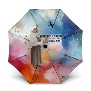 Sojourner Truth Umbrella I Sell the Shadow - Abolitionist Legacy Watercolor Design - African Pride