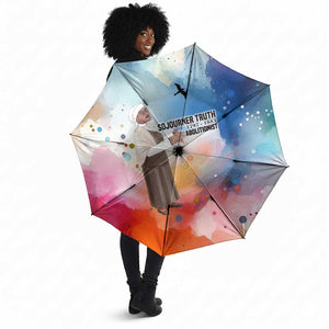 Sojourner Truth Umbrella I Sell the Shadow - Abolitionist Legacy Watercolor Design - African Pride
