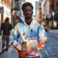 Sojourner Truth Zip Hoodie I Sell the Shadow - Abolitionist Legacy Watercolor Design - African Pride