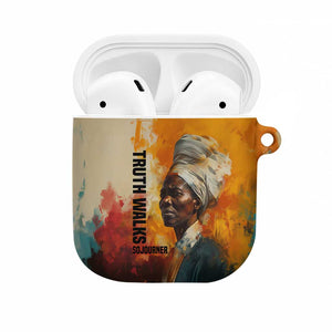 Sojourner Truth AirPods Case Truth Walks - Bold Portrait and Empowerment Design - African Pride