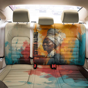 Sojourner Truth Back Car Seat Cover Truth Walks - Bold Portrait and Empowerment Design - African Pride