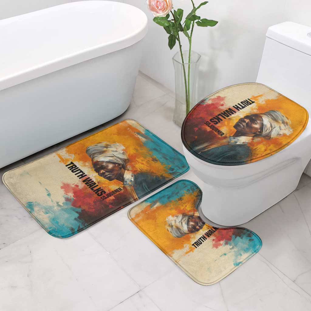 Sojourner Truth Bathroom Set Truth Walks - Bold Portrait and Empowerment Design - African Pride