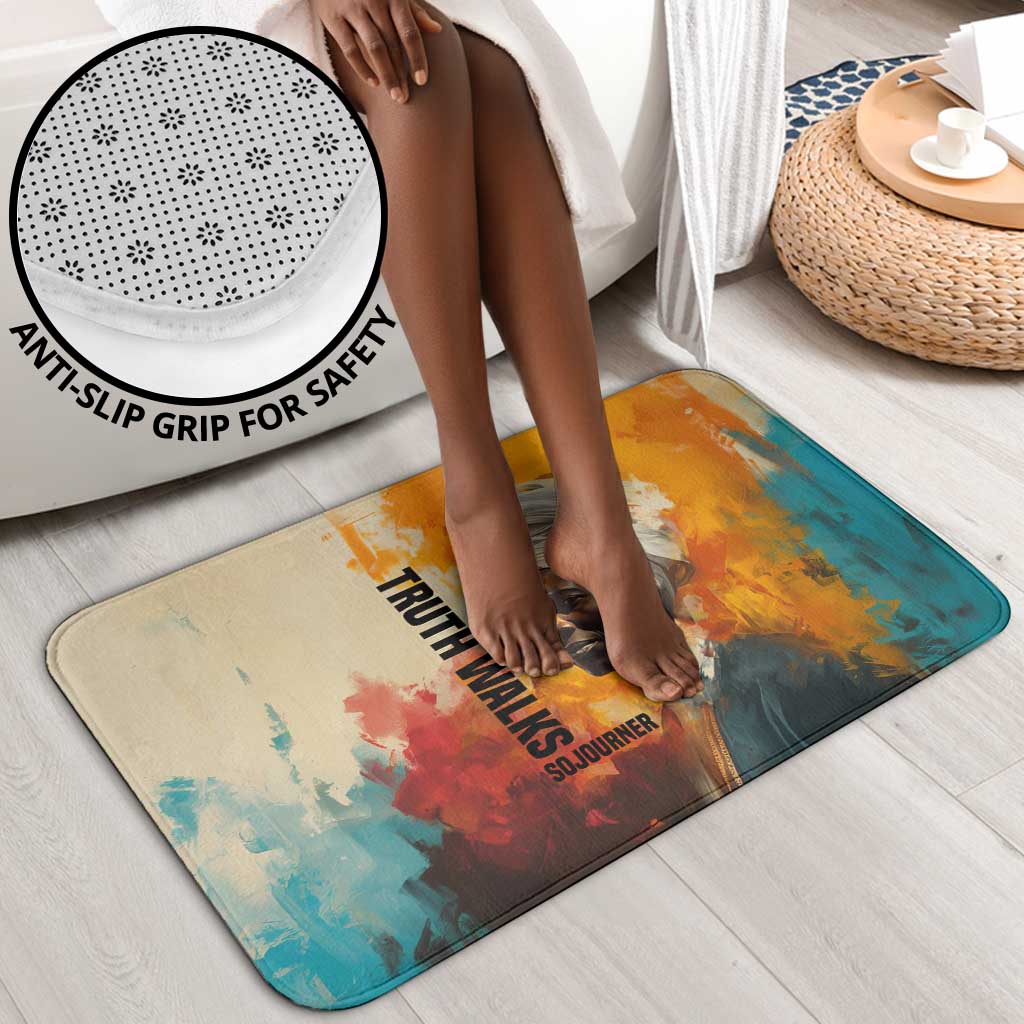 Sojourner Truth Bathroom Set Truth Walks - Bold Portrait and Empowerment Design - African Pride