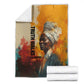 Sojourner Truth Blanket Truth Walks - Bold Portrait and Empowerment Design - African Pride