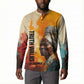 Sojourner Truth Button Sweatshirt Truth Walks - Bold Portrait and Empowerment Design
