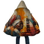 Sojourner Truth Cloak Truth Walks - Bold Portrait and Empowerment Design - African Pride