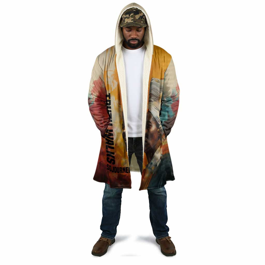 Sojourner Truth Cloak Truth Walks - Bold Portrait and Empowerment Design - African Pride