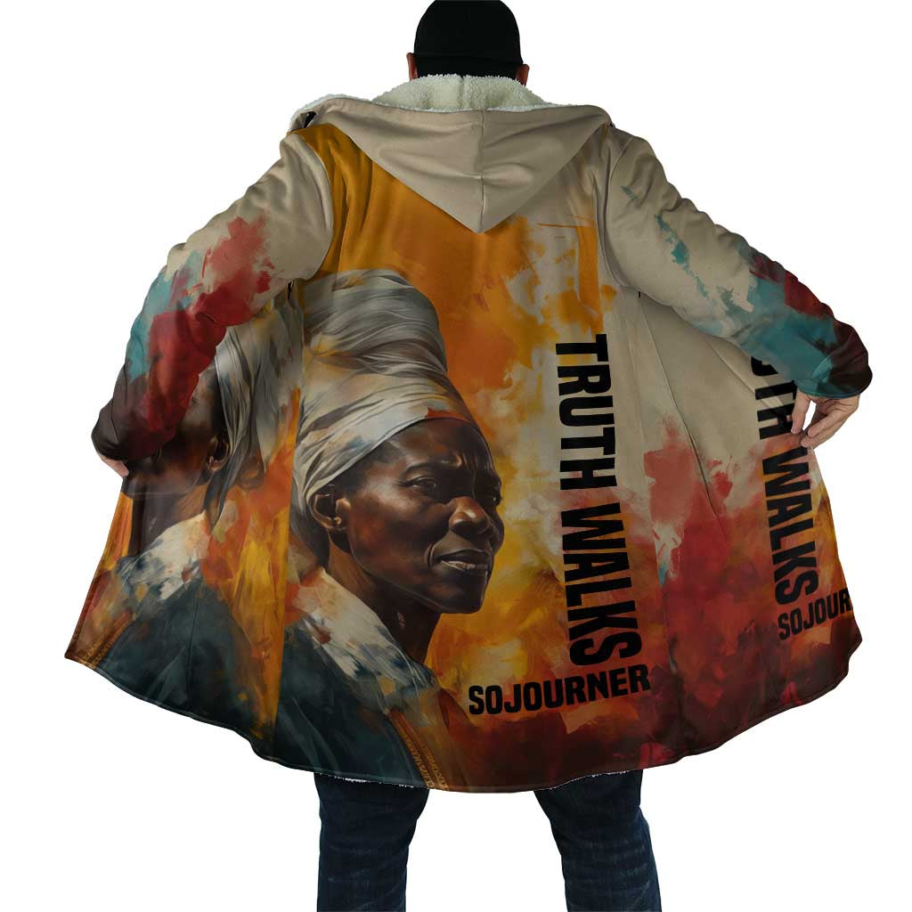 Sojourner Truth Cloak Truth Walks - Bold Portrait and Empowerment Design - African Pride