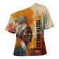 Sojourner Truth Cross Shoulder Shirt Truth Walks - Bold Portrait and Empowerment Design - African Pride