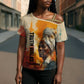 Sojourner Truth Cross Shoulder Shirt Truth Walks - Bold Portrait and Empowerment Design - African Pride