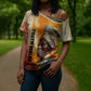 Sojourner Truth Cross Shoulder Shirt Truth Walks - Bold Portrait and Empowerment Design - African Pride