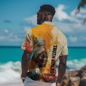Sojourner Truth Hawaiian Shirt Truth Walks - Bold Portrait and Empowerment Design TS04