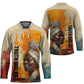Sojourner Truth Hockey Jersey Truth Walks - Bold Portrait and Empowerment Design - African Pride