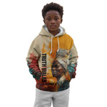 Sojourner Truth Kid Hoodie Truth Walks - Bold Portrait and Empowerment Design - African Pride
