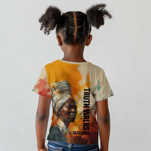 Sojourner Truth Kid T shirt Truth Walks - Bold Portrait and Empowerment Design TS04