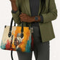 Sojourner Truth Leather Bag Truth Walks - Bold Portrait and Empowerment Design - African Pride