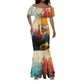 Sojourner Truth Mermaid Dress Truth Walks - Bold Portrait and Empowerment Design TS04