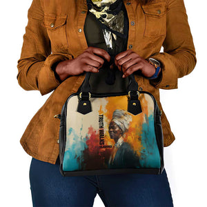 Sojourner Truth Shoulder Handbag Truth Walks - Bold Portrait and Empowerment Design - African Pride
