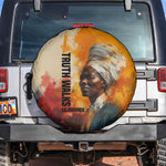 Sojourner Truth Spare Tire Cover Truth Walks - Bold Portrait and Empowerment Design - African Pride