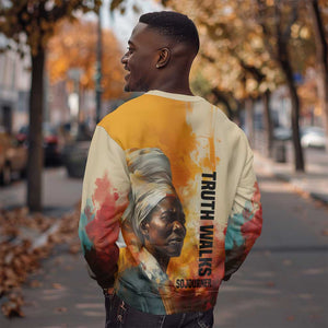 Sojourner Truth Sweatshirt Truth Walks - Bold Portrait and Empowerment Design - African Pride