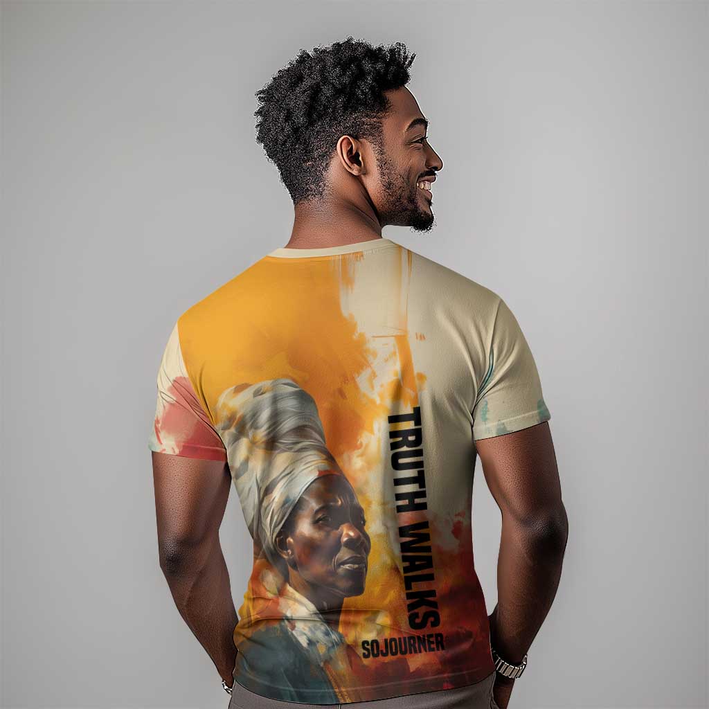 Sojourner Truth T shirt Truth Walks - Bold Portrait and Empowerment Design TS04