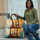 Sojourner Truth Travel Bag Truth Walks - Bold Portrait and Empowerment Design - African Pride
